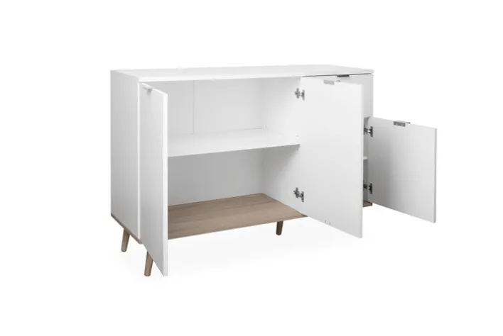 Kommode GÖTEBORG 120 x 85 cm weiß