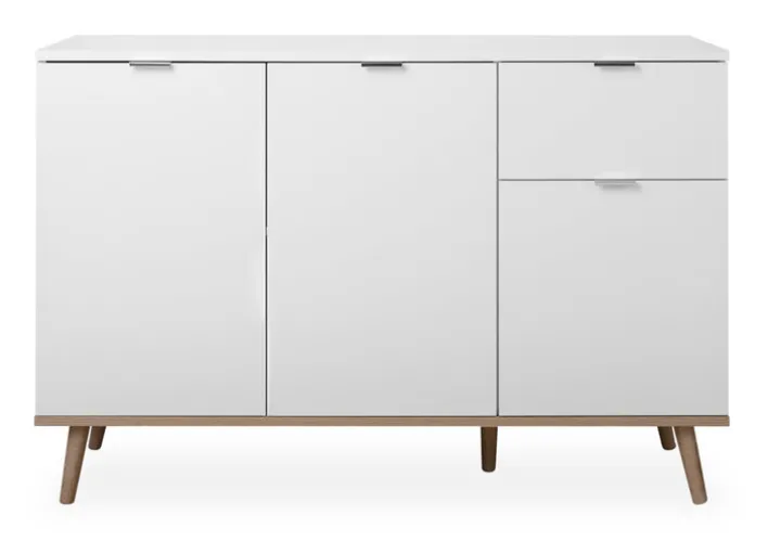 Kommode GÖTEBORG 120 x 85 cm weiß
