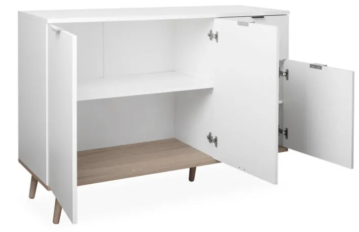 Kommode GÖTEBORG 120 x 85 cm weiß