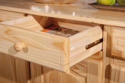 Kommode LEO 130x87x43 cm Massivholz Natur