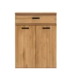 Kommode LIDO 80 x 89 cm Astige Eiche massiv naturbelassen geölt