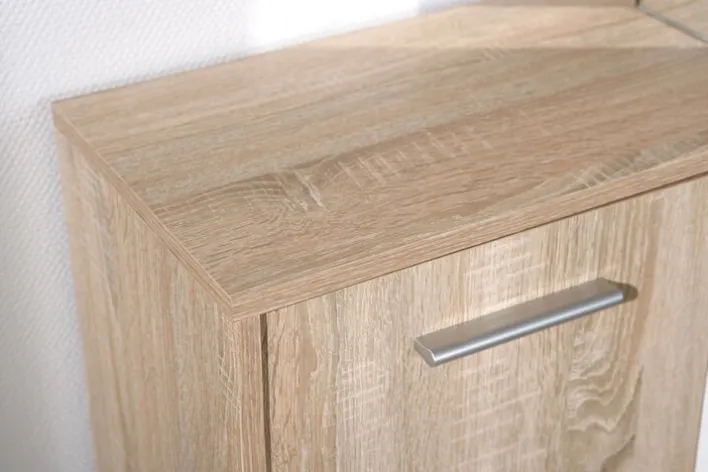 Kommode MAXIM 115x77x30 cm Dekor Sonoma-Eiche/weiß