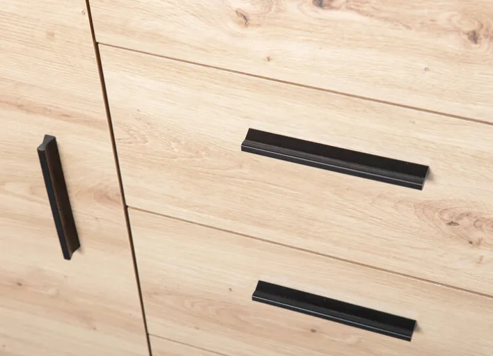 Kommode ROLAND 1T4S grau/ braun