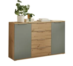 Kommode SIMADA braun/ grün