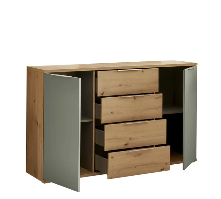 Kommode SIMADA braun/ grün