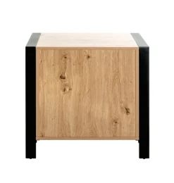 Konsole 60 x 42 cm braun/schwarz