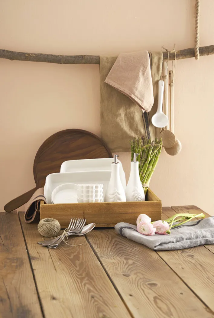 LA PORCELLANA BIANCA Auflaufform ANGHIARI 26 x 15 cm Porzellan weiß