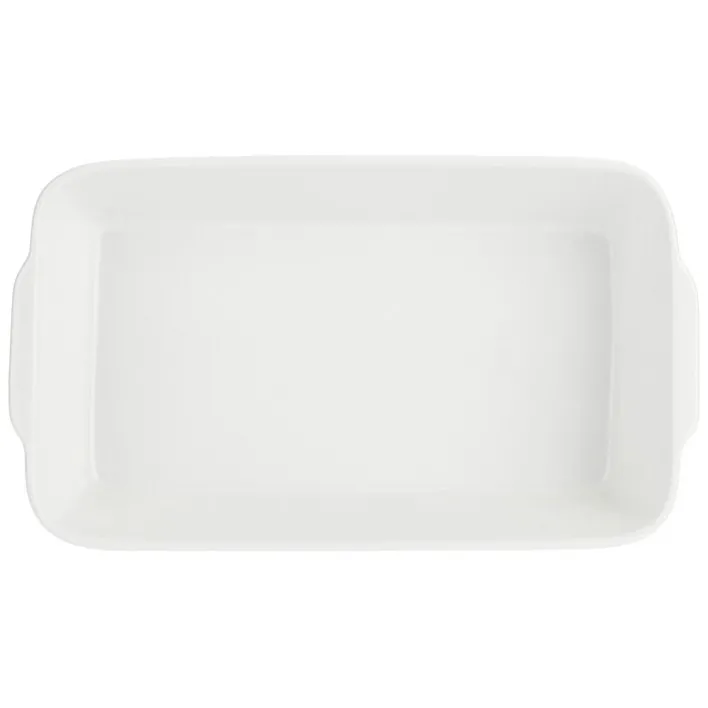 LA PORCELLANA BIANCA Auflaufform ANGHIARI 26 x 15 cm Porzellan weiß