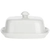 LA PORCELLANA BIANCA Butterdose TERRINE 14 cm weiß