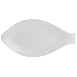 LA PORCELLANA BIANCA Fischplatte ELBA 42 cm Porzellan weiß