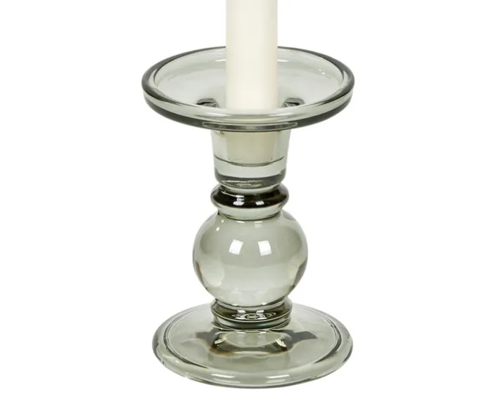 LAMBERT Kerzenständer ANDRATX 13 cm rauchgrau