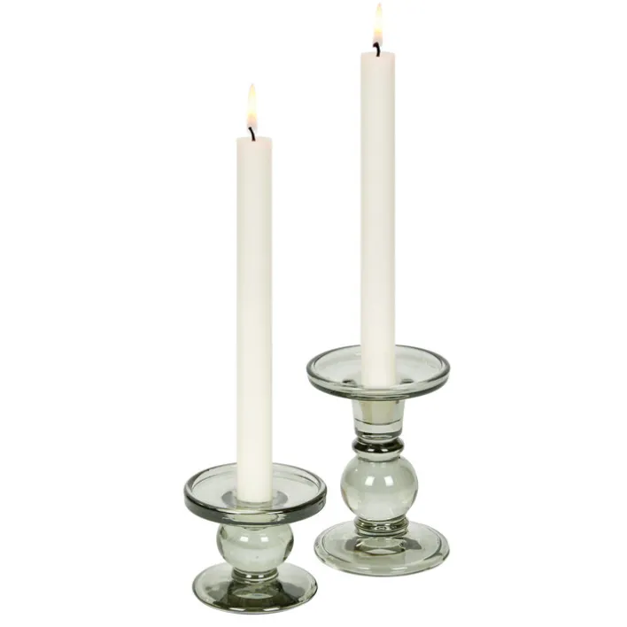 LAMBERT Kerzenständer ANDRATX 13 cm rauchgrau