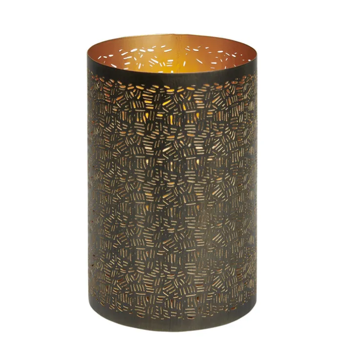 LAMBERT Windlicht 20 cm bronzefarbig