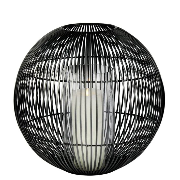 LAMBERT Windlicht WEMBLEY 35 cm schwarz