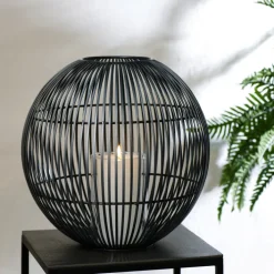 LAMBERT Windlicht WEMBLEY 35 cm schwarz