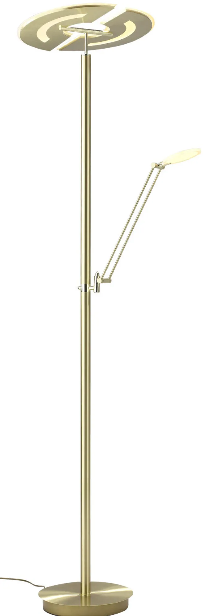 LED Deckenfluter MEMPHIS messingfarbig