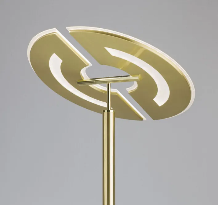 LED Deckenfluter MEMPHIS messingfarbig