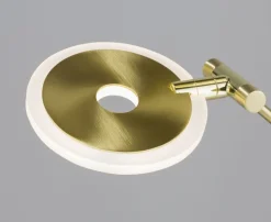 LED Deckenfluter MEMPHIS messingfarbig