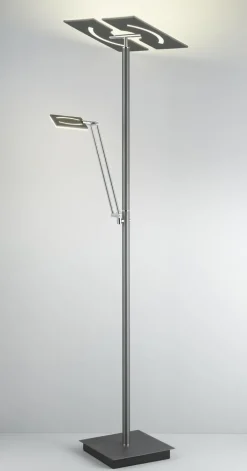 LED Deckenfluter mit Leselampe MATEO anthrazit