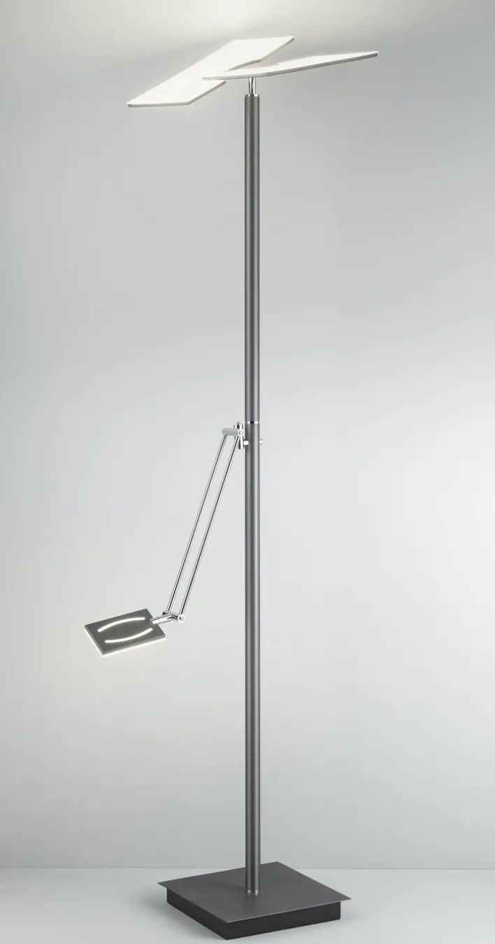 LED Deckenfluter mit Leselampe MATEO anthrazit