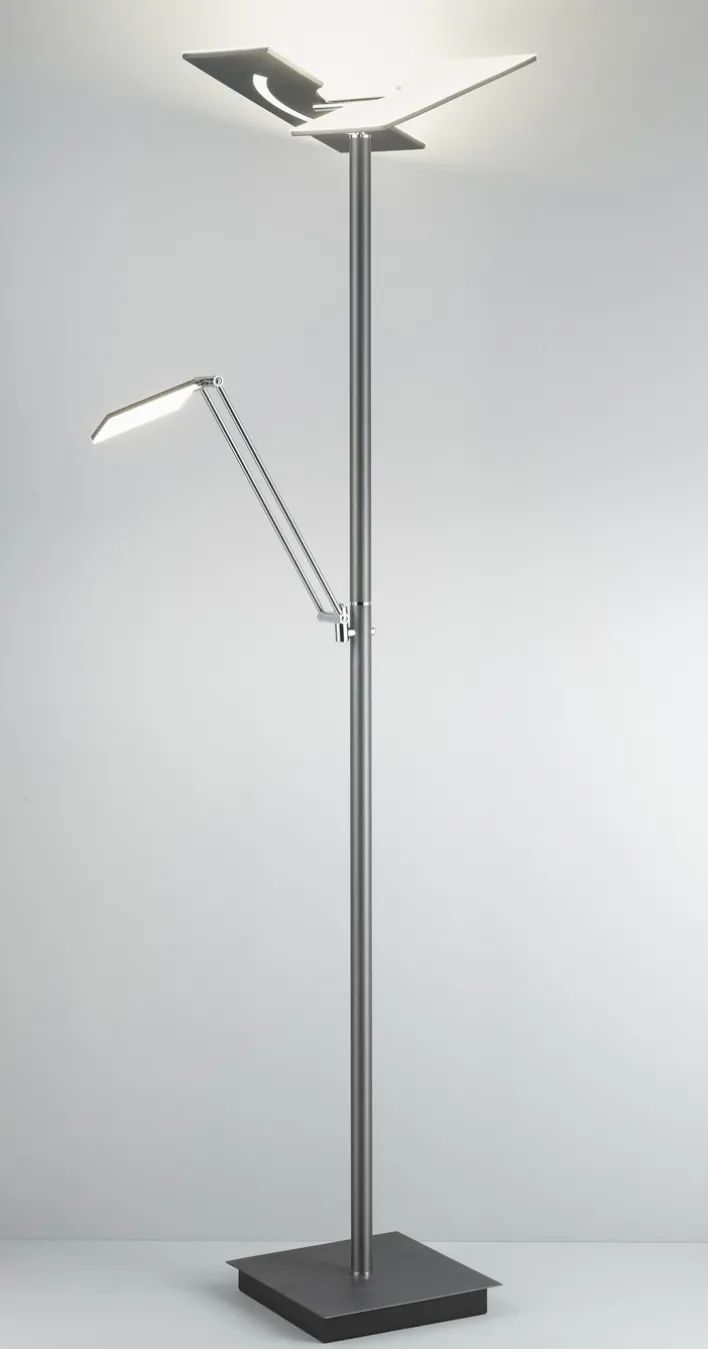 LED Deckenfluter mit Leselampe MATEO anthrazit