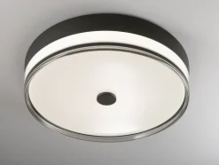 LED Deckenlampe SORANO 50 cm schwarz /chromfarbig