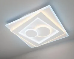 LED Deckenlampe STAIRS 53 x 53 cm weiß