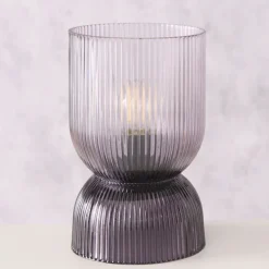 LED Dekolampe FIZA 19 cm grau