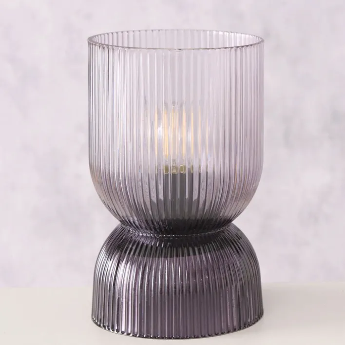 LED Dekolampe FIZA 19 cm grau