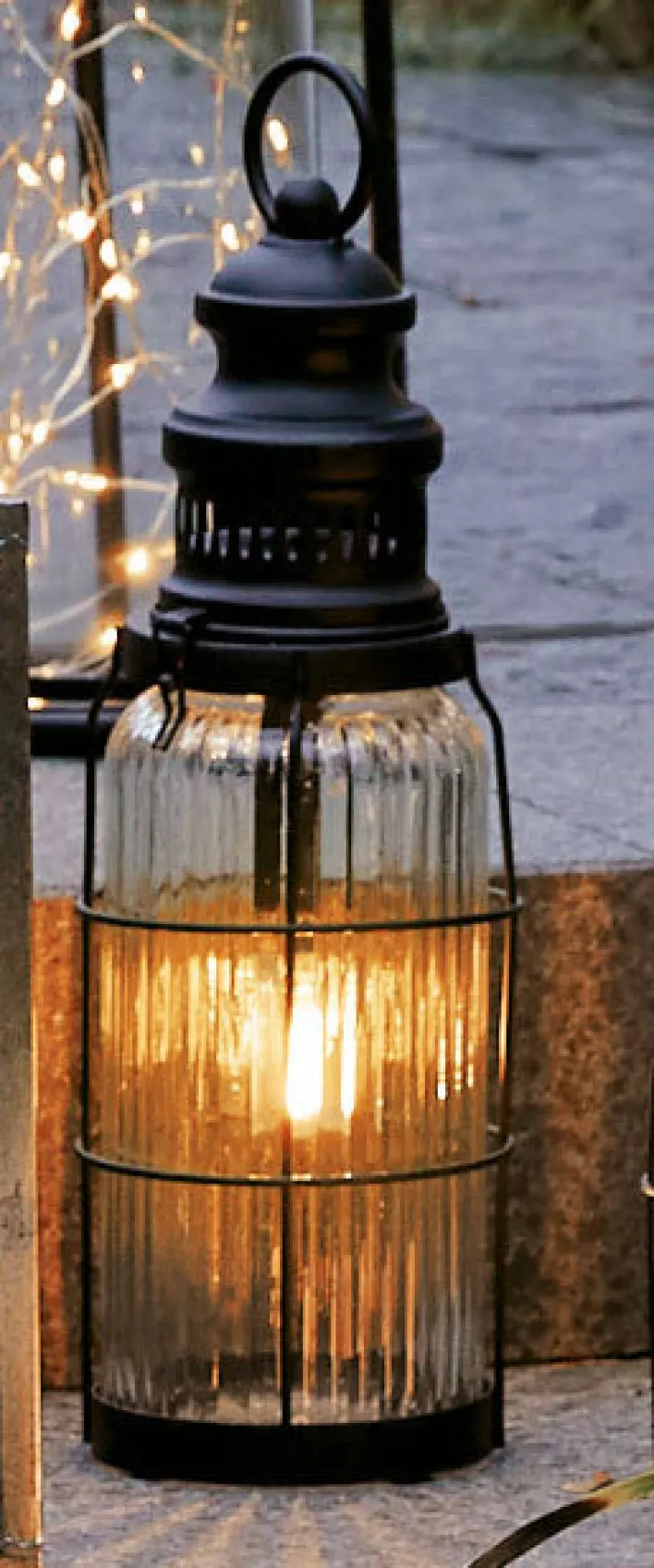 LED Dekoleuchte Laterne VOLTA 40 cm