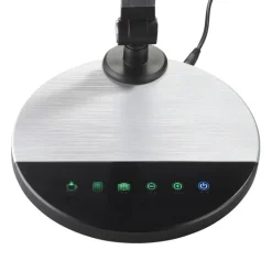 LED Schreibtischlampe EXPECT 90 cm silberfarbig/ schwarz