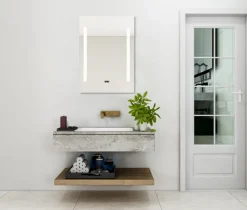 LED-Spiegel ILONKA 50 x 70 cm Spiegelglas