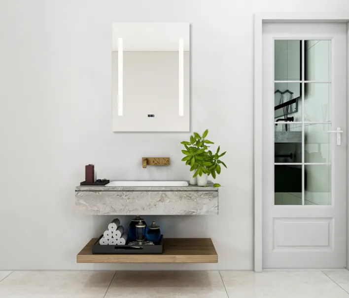 LED-Spiegel ILONKA 50 x 70 cm Spiegelglas