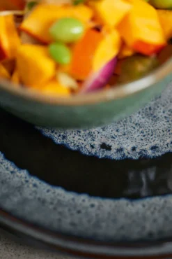 LEONARDO Dessertteller MATERA 6er Set 22,5 cm Keramik anthrazit