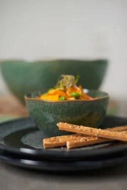 LEONARDO Dessertteller MATERA 6er Set 22,5 cm Keramik anthrazit