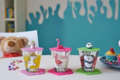 LEONARDO Kinder Trinkset BAMBINI FLAMINGO 3-teilig