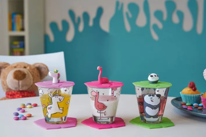 LEONARDO Kindergeschirr Becher BAMBINI FLAMINGO