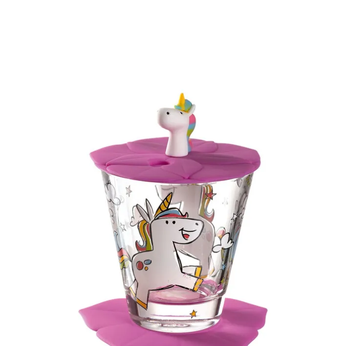 LEONARDO Kindergeschirr Deckel BAMBINI EINHORN