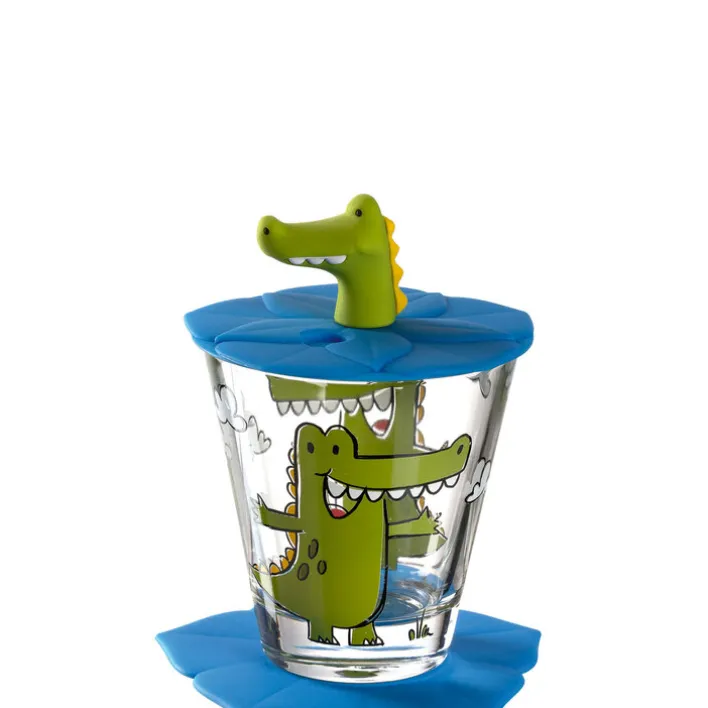 LEONARDO Kinder-Trinkglas BAMBINI KROKODIL