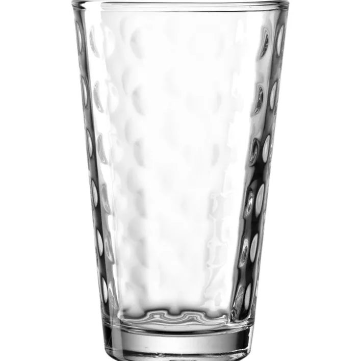 LEONARDO Longdrinkglas OPTIC 4er Set transparent