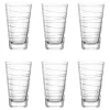 LEONARDO Longdrinkglas VARIO STRUTTURA 6er Set Klarglas