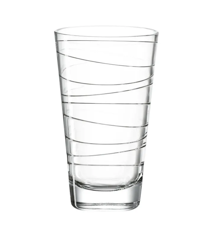 LEONARDO Longdrinkglas VARIO STRUTTURA 6er Set Klarglas