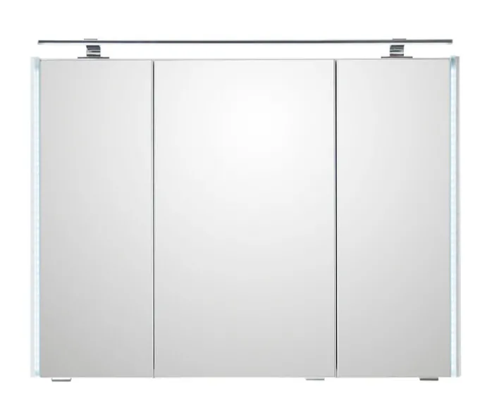 LEONARDO Spiegelschrank weiß