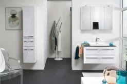 LEONARDO Spiegelschrank weiß