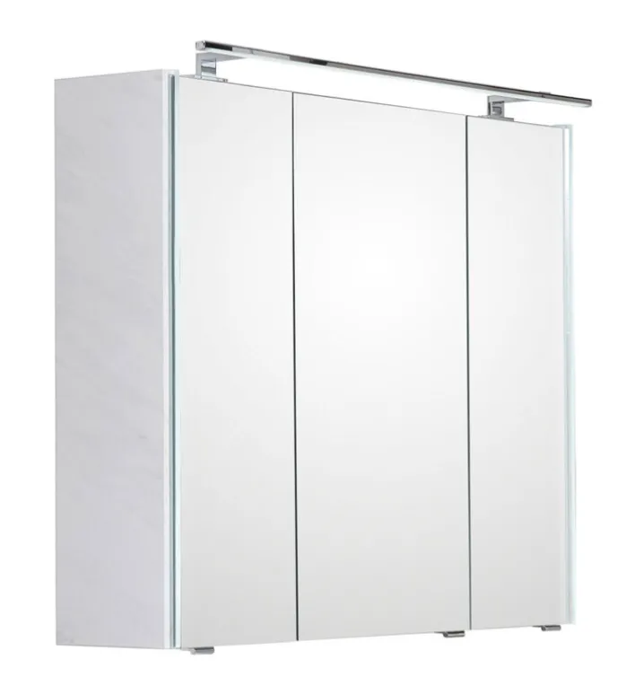 LEONARDO Spiegelschrank weiß