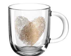 LEONARDO Tasse FINGERABDRUCK 400 ml Glas