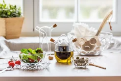 LEONARDO Teller CUCINA OPTIC Ø 18 cm Glas