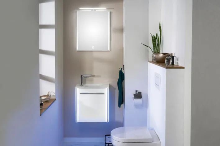 LEONARDO Waschplatz Schneeweiß/ Optiwhite