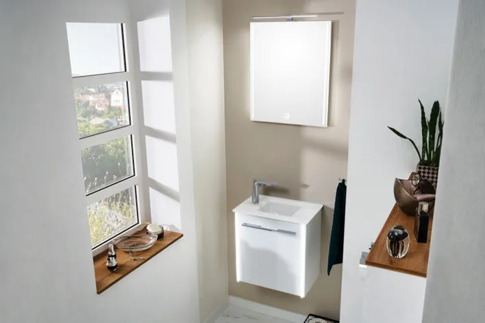 LEONARDO Waschplatz Schneeweiß/ Optiwhite