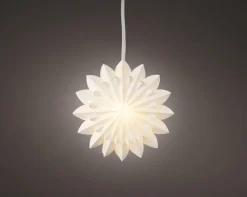 Lichtobjekt LED Stern Papier 10,5cm
